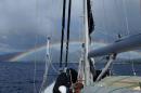 Dominica : Approaching Dominica, Prince Ruppert Bay after 43 nm from Martinique  - 07.12.2015  - Dominica 
